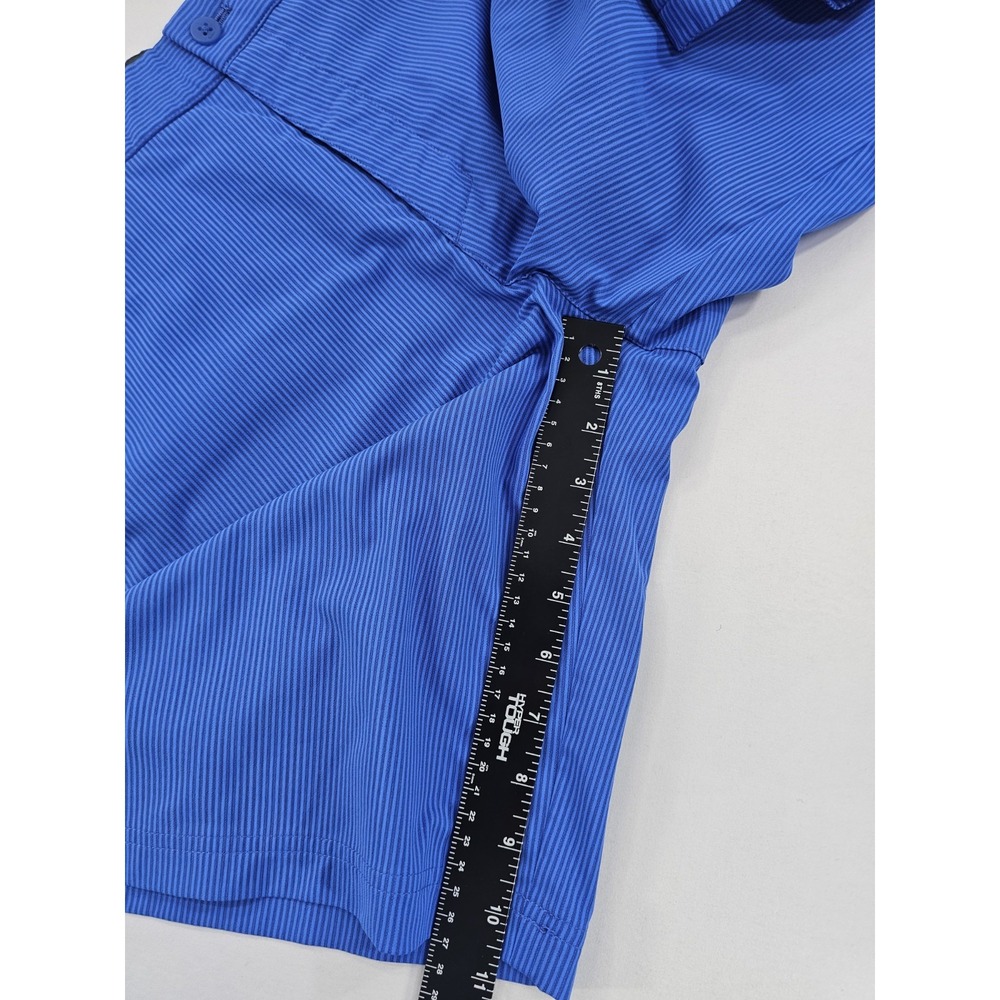 Nike Golf Tour Performance Mens 34 Dri Fit Blue Striped Sport Shorts 639802-404 - Picture 5 of 9